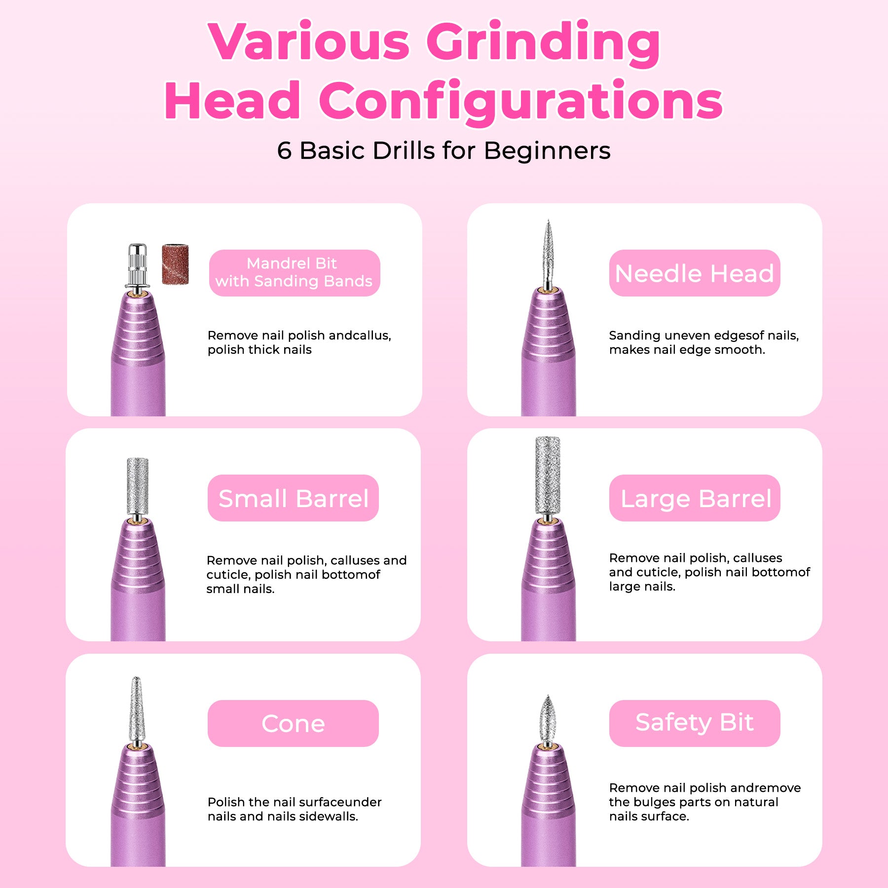 Portable Electric Nail Drill Kit for Salon-Quality Nails