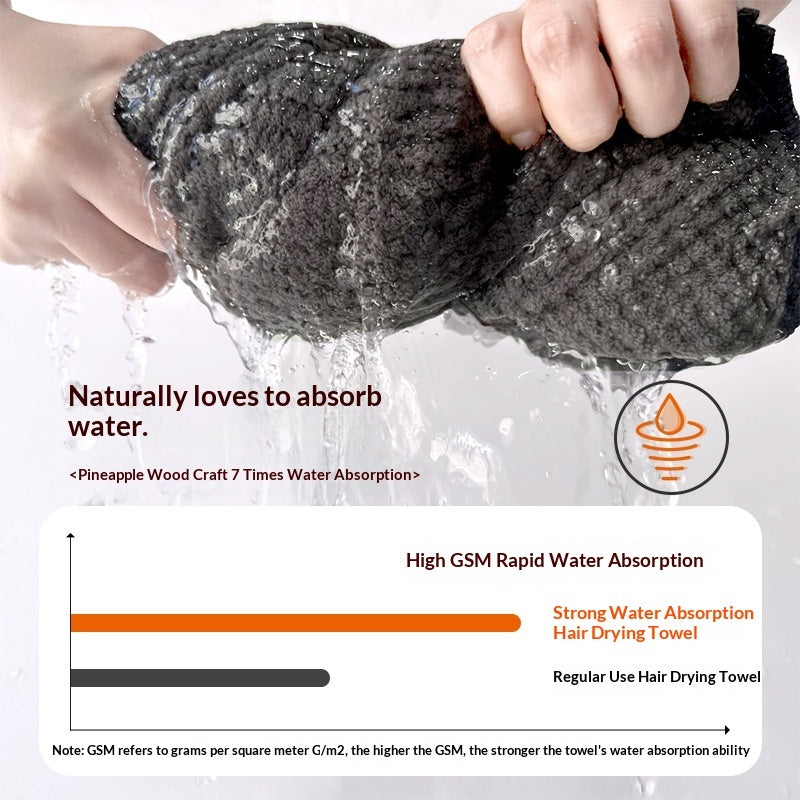 Gentle Microfiber Hair Towel for Frizz-Free, Healthy Hair