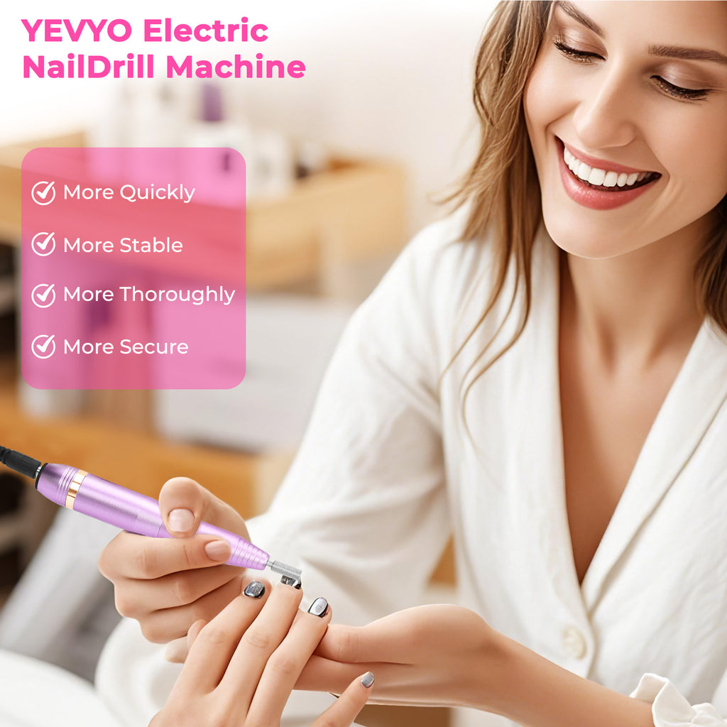 Portable Electric Nail Drill Kit for Salon-Quality Nails